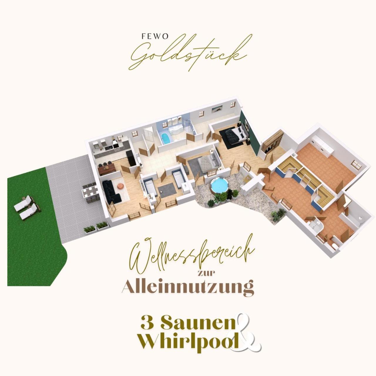 Fewo Goldstueck Mit Privatem Spa Und Whirlpool Grafenau  Exterior foto
